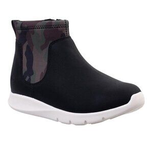 Spenco Paddock Chelsea Boots Black Camo Size 7B